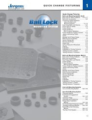 BALL LOCK Â® MOUNTING SYSTEM QUICK CHANGE ... - Jergens Inc.