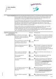 Arbo checklist - Interpolis