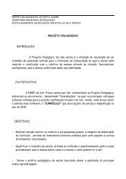 PROJETO PEDAGÃGICO INTRODUÃÃO O Projeto PedagÃ³gico de ...