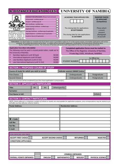B-Distance Education-CES-1(2011).indd - University of Namibia