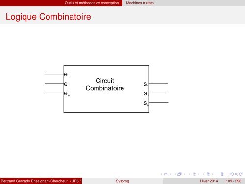 Transparents du cours - VHDL - MAE - MÃ©moire - Free