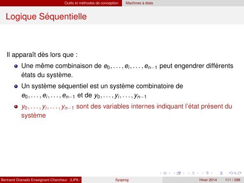 Transparents du cours - VHDL - MAE - MÃ©moire - Free