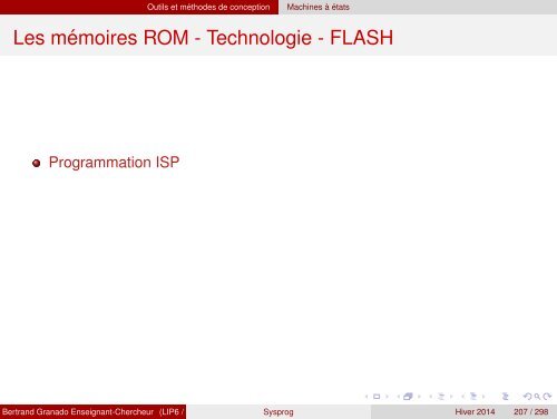 Transparents du cours - VHDL - MAE - MÃ©moire - Free