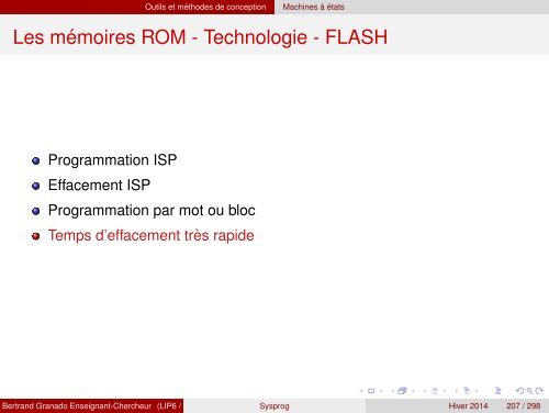 Transparents du cours - VHDL - MAE - MÃ©moire - Free