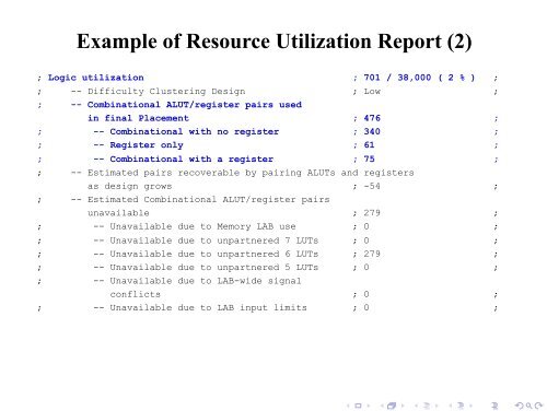 Transparents du cours - VHDL - MAE - MÃ©moire - Free