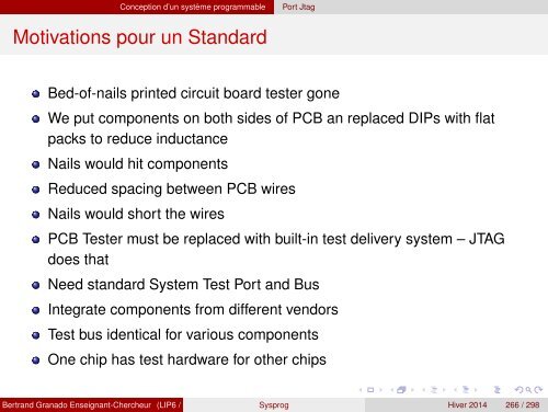 Transparents du cours - VHDL - MAE - MÃ©moire - Free