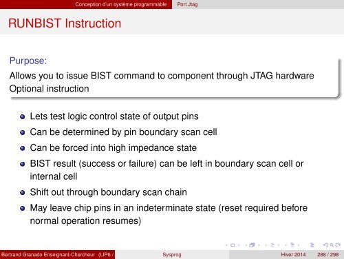 Transparents du cours - VHDL - MAE - MÃ©moire - Free