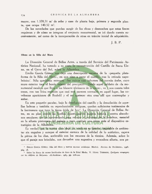 13 C.A.2(1966)pp.134-135.pdf - La Alhambra y el Generalife