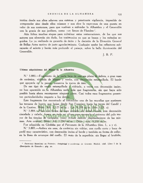 13 C.A.2(1966)pp.134-135.pdf - La Alhambra y el Generalife