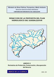 redaccion de la propuesta del plan hidrologico del guadalquivir ...