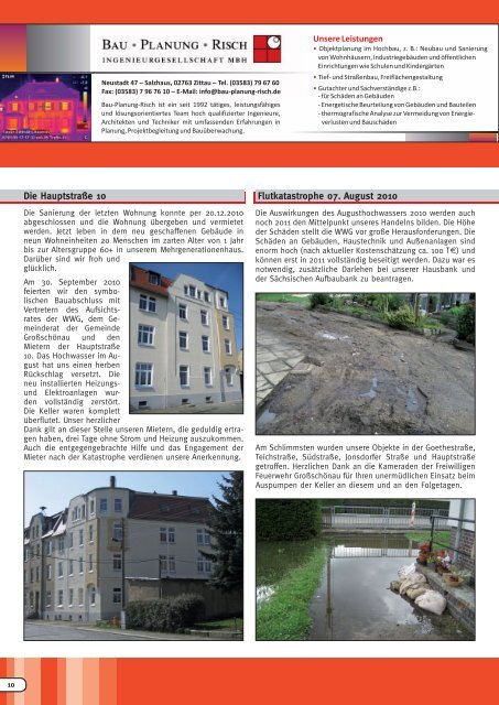 Mieterjournal Ausgabe 04 | März 2011 - und Wärmeversorgung ...