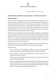 Piano Triennale RAS - Sardegna Cultura