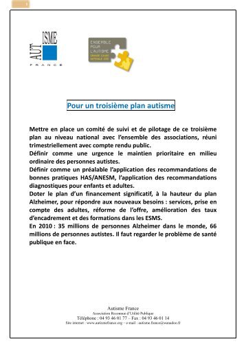 Fichier pdf - Autisme France