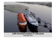LNG terminal project in Lithuania