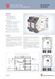 ER 16.00 GW ER 26.00 G - Schuhmann Messtechnik