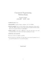 Concurrent Programming Written Exam