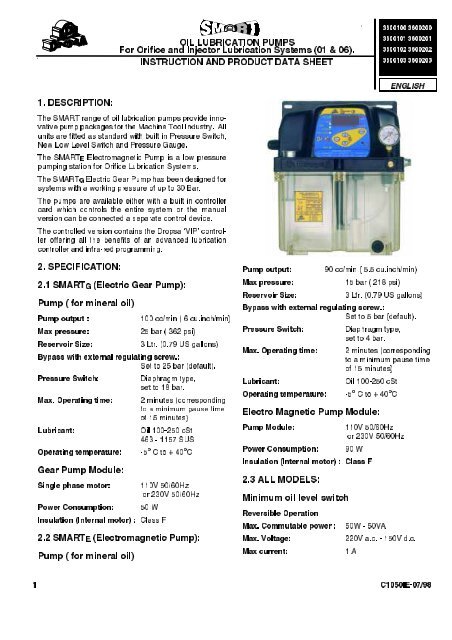 Corel Ventura - C1050IE.CHP - Lube Control