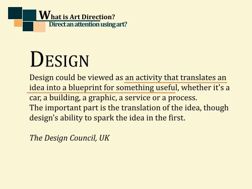 - What is Art Direction? - Type of Design - Basic Design Process ...
