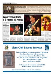 Il Piatto dell'estate - Lions Club Savona Torretta