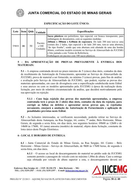 Edital PregÃ£o EletrÃ´nico - Processo 68/2013 - Junta Comercial do ...