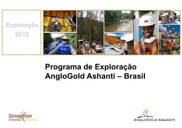 Programa de ExploraÃ§Ã£o Mineral da AngloGold Ashanti - ADIMB