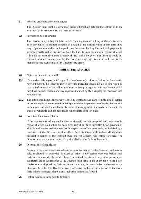 Articles of Association PDF - Anglo American