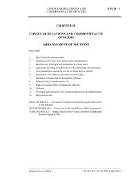 Consular Relations and Commonwealth Officers Act - The Bahamas ...