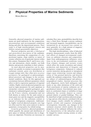 2 Physical Properties of Marine Sediments - Blogs Unpad