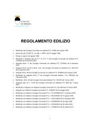 Regolamento edilizio vigente. - Comune di Ferrara