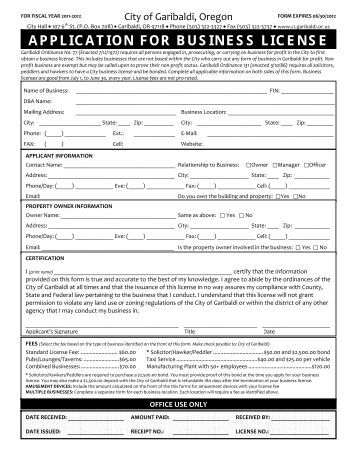 Homewood Business Licenses Homewood Business Licenses