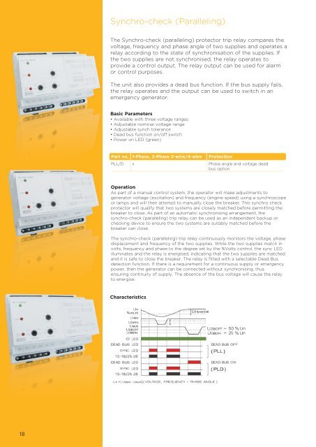 Protector Trip Relays - Crompton Instruments