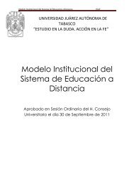 Modelo Institucional del Sistema de EducaciÃ³n a Distancia