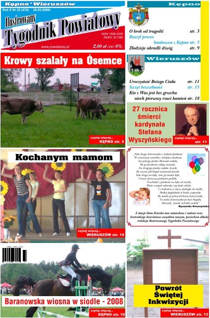 Krowy szalaÅy na Ãsemce - Tygodnik powiatowy