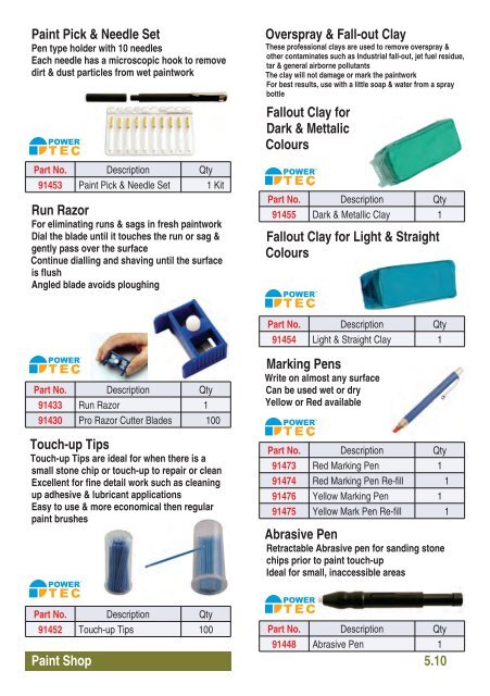 Workshop Consumable Catalogue 2012 - Connect Workshop ...