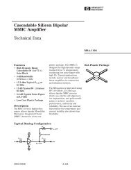 MSA-1104: Cascadable Silicon Bipolar MMIC Amplifier