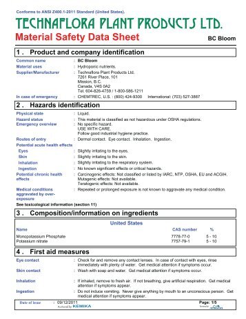 BC Bloom MSDS.pdf - Technaflora