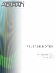 Release Notes AOS version R10.3.0 - ADTRAN Support Community