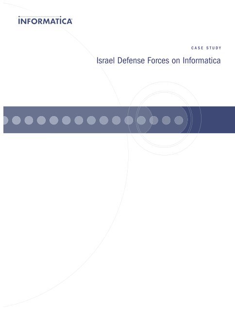 Israel Defense Forces on Informatica