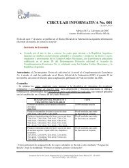 CIRCULAR INFORMATIVA No. 001