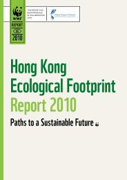 Hong Kong Ecological Footprint Report 2010 - WWF