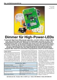 Dimmer für High-Power-LEDs - TecHome.de