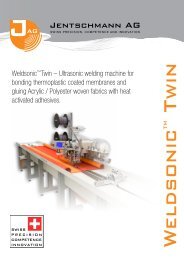 Weldsonic™Twin – Ultrasonic welding machine ... - Jentschmann AG