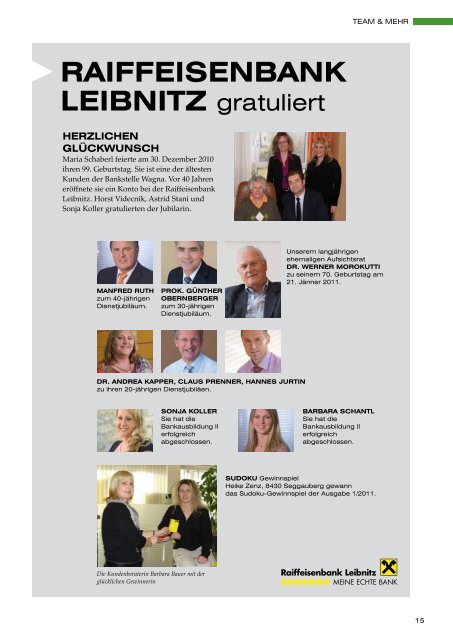 klapotetz- sparbuch - Raiffeisenbank Leibnitz