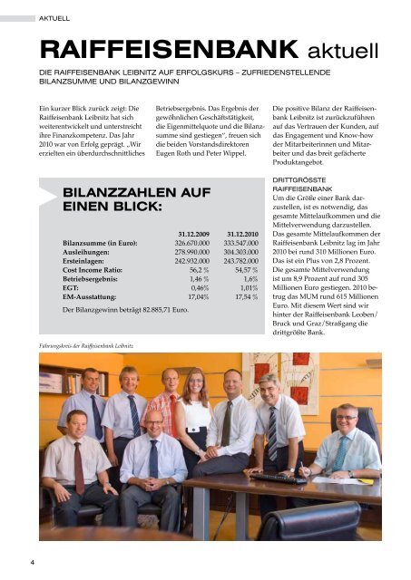 klapotetz- sparbuch - Raiffeisenbank Leibnitz