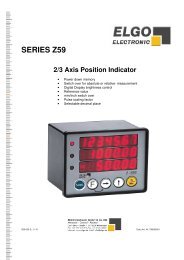 SERIES Z59 - ELGO Electric GmbH