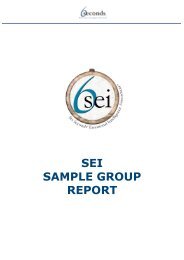 SEI SAMPLE GROUP REPORT - Six Seconds
