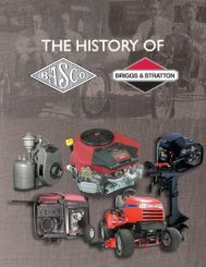 The History of Briggs & Stratton