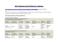 2011 Medicare Part-D Stand-Alone Prescription Drug Plans