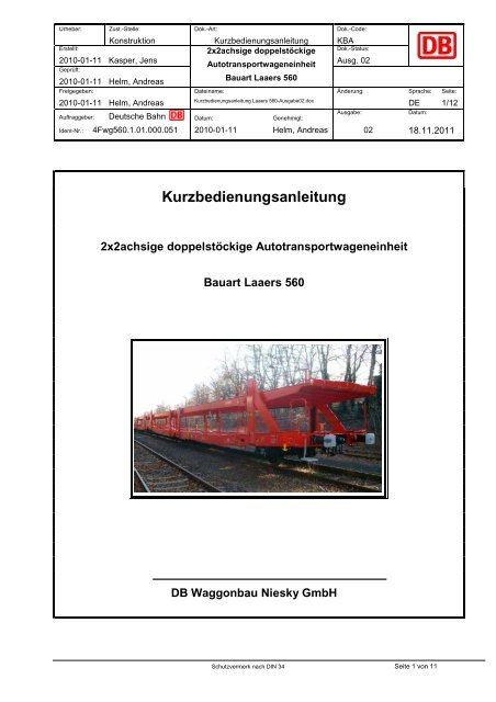 PDF herunterladen - DB Schenker Rail