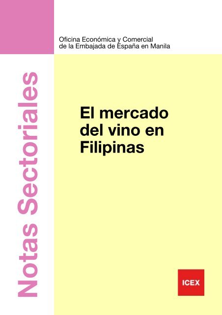 Nota Sectorial del Vino en Filipinas 2009 - Academia-vinhaevinho ...